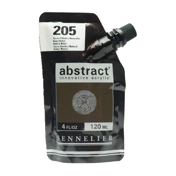 Acrílico Abstract Sennelier 205 Tierra Sombra Natural Pouch 120 ml