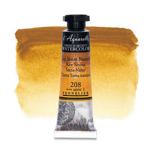 Acuarela L'Aquarelle Sennelier 10 ml 208 Tierra Siena natural