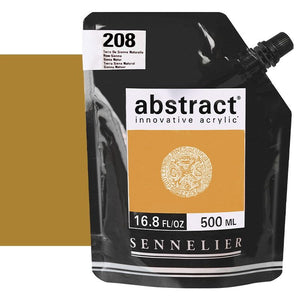 Acrílico Abstract Sennelier 208 Tierra Siena Natural Pouch 500 ml