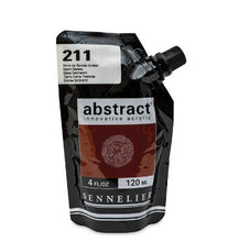 Cargar imagen en el visor de la galería, Acrílico Abstract Sennelier 211 Tierra Siena Tostada Pouch 120 ml
