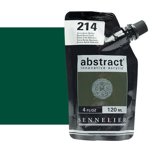 Acrílico Abstract Sennelier 214 Tierra Verde Quemado Pouch 120 ml