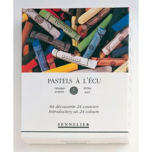 Caja Pasteles Extra suaves à l'écu "Iniciación" 24 colores Sennelier