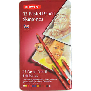 Lápices pastel Skintones Derwent 12 piezas