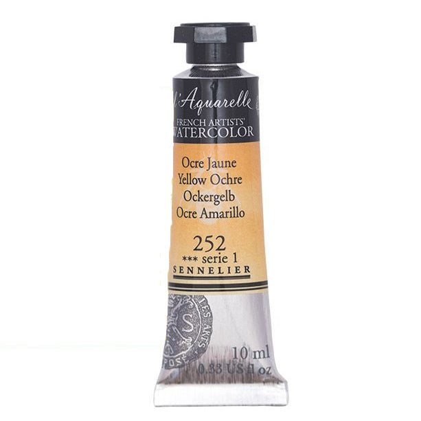Acuarela L'Aquarelle Sennelier 10 ml 252 Ocre Amarillo