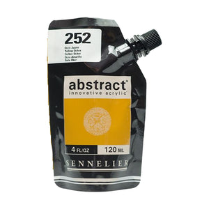 Acrílico Abstract Sennelier 252 Ocre Amarillo Pouch 120 ml