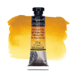 Acuarela L'Aquarelle Sennelier 10 ml 254 Ocre Amarillo Claro S1