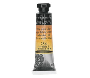 Acuarela L'Aquarelle Sennelier 10 ml 254 Ocre Amarillo Claro S1