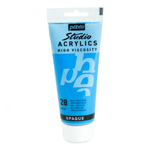 Cargar imagen en el visor de la galería, Acrílico Pébéo 100 ml 28 / Azul Cerúleo
