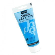 Cargar imagen en el visor de la galería, Acrílico Pébéo 100 ml 28 / Azul Cerúleo
