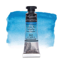 Cargar imagen en el visor de la galería, Acuarela L&#39;Aquarelle Sennelier 10 ml 302 Azul Ceruleo
