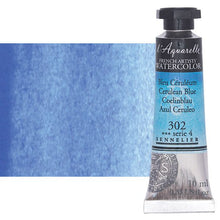 Cargar imagen en el visor de la galería, Acuarela L&#39;Aquarelle Sennelier 10 ml 302 Azul Ceruleo

