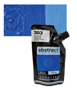 Acrílico Abstract Sennelier 303 Azul Cobalto Imitación Pouch 120 ml