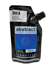 Cargar imagen en el visor de la galería, Acrílico Abstract Sennelier 303 Azul Cobalto Imitación Pouch 120 ml
