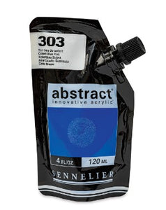Acrílico Abstract Sennelier 303 Azul Cobalto Imitación Pouch 120 ml