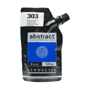 Acrílico Abstract Sennelier 303 Azul Cobalto Imitación Pouch 120 ml