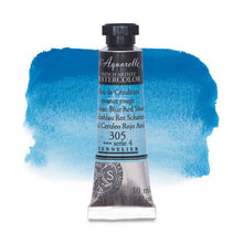 Cargar imagen en el visor de la galería, Acuarela L&#39;Aquarelle Sennelier 10 ml 305 Azul Cerúleo Rojo Azul
