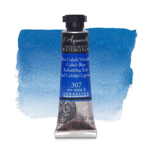 Cargar imagen en el visor de la galería, Acuarela L&#39;Aquarelle Sennelier 10 ml 307 Azul Cobalto Legítimo S4
