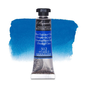 Acuarela L'Aquarelle Sennelier 10 ml 312 Ultramar Claro