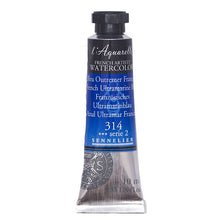 Cargar imagen en el visor de la galería, Acuarela L&#39;Aquarelle Sennelier 10 ml 314 Azul Ultramar Francés
