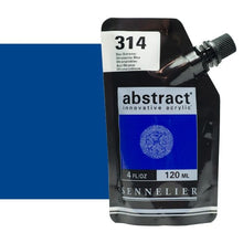 Cargar imagen en el visor de la galería, Acrílico Abstract Sennelier 314 Azul Ultramar Pouch 120 ml
