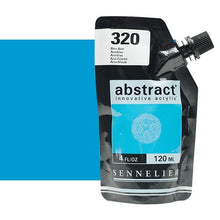Cargar imagen en el visor de la galería, Acrílico Abstract Sennelier 320 Azul Celeste Pouch 120 ml
