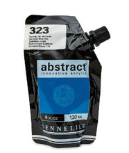 Cargar imagen en el visor de la galería, Acrílico Abstract Sennelier 323 Azul Ceruleo Imitación Pouch 120 ml
