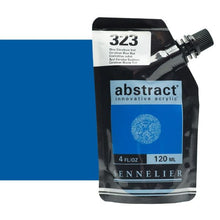 Cargar imagen en el visor de la galería, Acrílico Abstract Sennelier 323 Azul Ceruleo Imitación Pouch 120 ml
