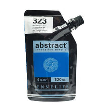 Cargar imagen en el visor de la galería, Acrílico Abstract Sennelier 323 Azul Ceruleo Imitación Pouch 120 ml
