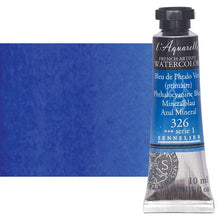 Cargar imagen en el visor de la galería, Acuarela L&#39;Aquarelle Sennelier 10 ml 326 Azul Mineral
