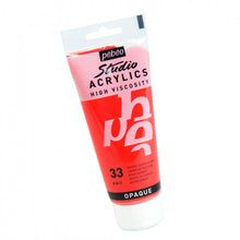 Cargar imagen en el visor de la galería, Acrílico Pébéo 100 ml 33 / Rojo Cadmio
