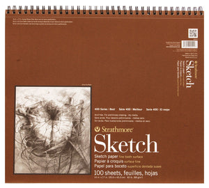 Block Strathmore Sketch Serie 400 14 x 17 in  (35.6 x 43.2 cms)
