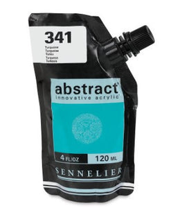 Acrílico Abstract Sennelier 341 Turquesa Pouch 120 ml