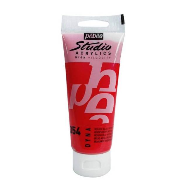 Acrílico Pébéo 100 ml 354 / Rojo Azul Irisdiscente