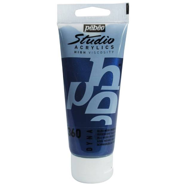 Acrílico Pébéo 100 ml 360 / Azul Negro Irisdiscente