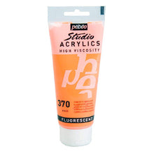 Cargar imagen en el visor de la galería, Acrílico Pébéo 100 ml 370 / Naranja Fluorescente
