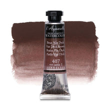 Cargar imagen en el visor de la galería, Acuarela L&#39;Aquarelle Sennelier 10 ml 407 Pardo Van Dyck
