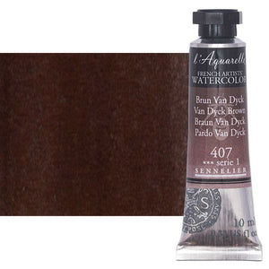 Acuarela L'Aquarelle Sennelier 10 ml 407 Pardo Van Dyck