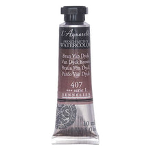Cargar imagen en el visor de la galería, Acuarela L&#39;Aquarelle Sennelier 10 ml 407 Pardo Van Dyck
