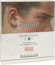Cargar imagen en el visor de la galería, Caja Pasteles Extra suaves à l&#39;écu &quot;Retrato&quot; 40 colores Sennelier 1/2 barras
