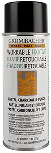 Spray Fijador Retocable Grumbacher 11.75 oz / 333 gr Mate