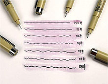 Cargar imagen en el visor de la galería, Estilógrafo Pigma Micron 08 Sakura Negro
