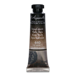 Acuarela L'Aquarelle Sennelier 10 ml 440 Sepia Colorada S1