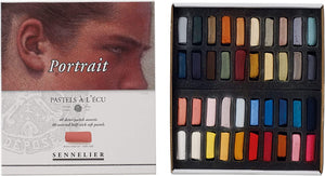 Caja Pasteles Extra suaves à l'écu "Retrato" 40 colores Sennelier 1/2 barras