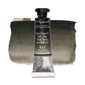 Acuarela L'Aquarelle Sennelier 10 ml 443 Sepia Natural S1