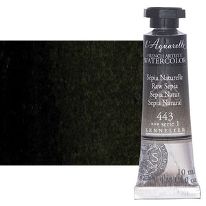 Acuarela L'Aquarelle Sennelier 10 ml 443 Sepia Natural S1