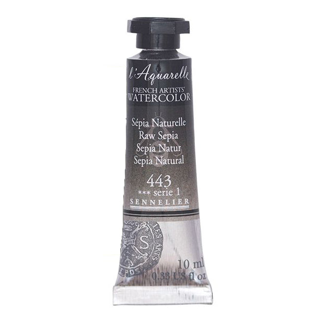 Acuarela L'Aquarelle Sennelier 10 ml 443 Sepia Natural S1