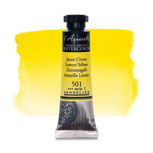 Cargar imagen en el visor de la galería, Acuarela L&#39;Aquarelle Sennelier 10 ml 501 Amarillo Limón
