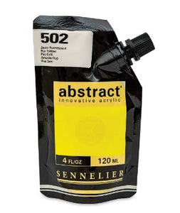 Acrílico Abstract Sennelier 502 Amarillo Fluo Pouch 120 ml