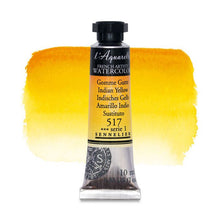 Cargar imagen en el visor de la galería, Acuarela L&#39;Aquarelle Sennelier 10 ml 517 Amarillo Indio Imitación
