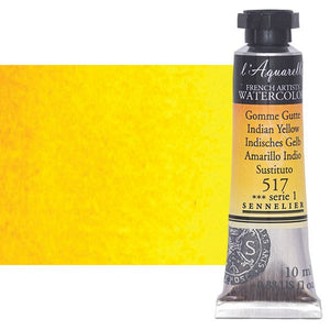 Acuarela L'Aquarelle Sennelier 10 ml 517 Amarillo Indio Imitación